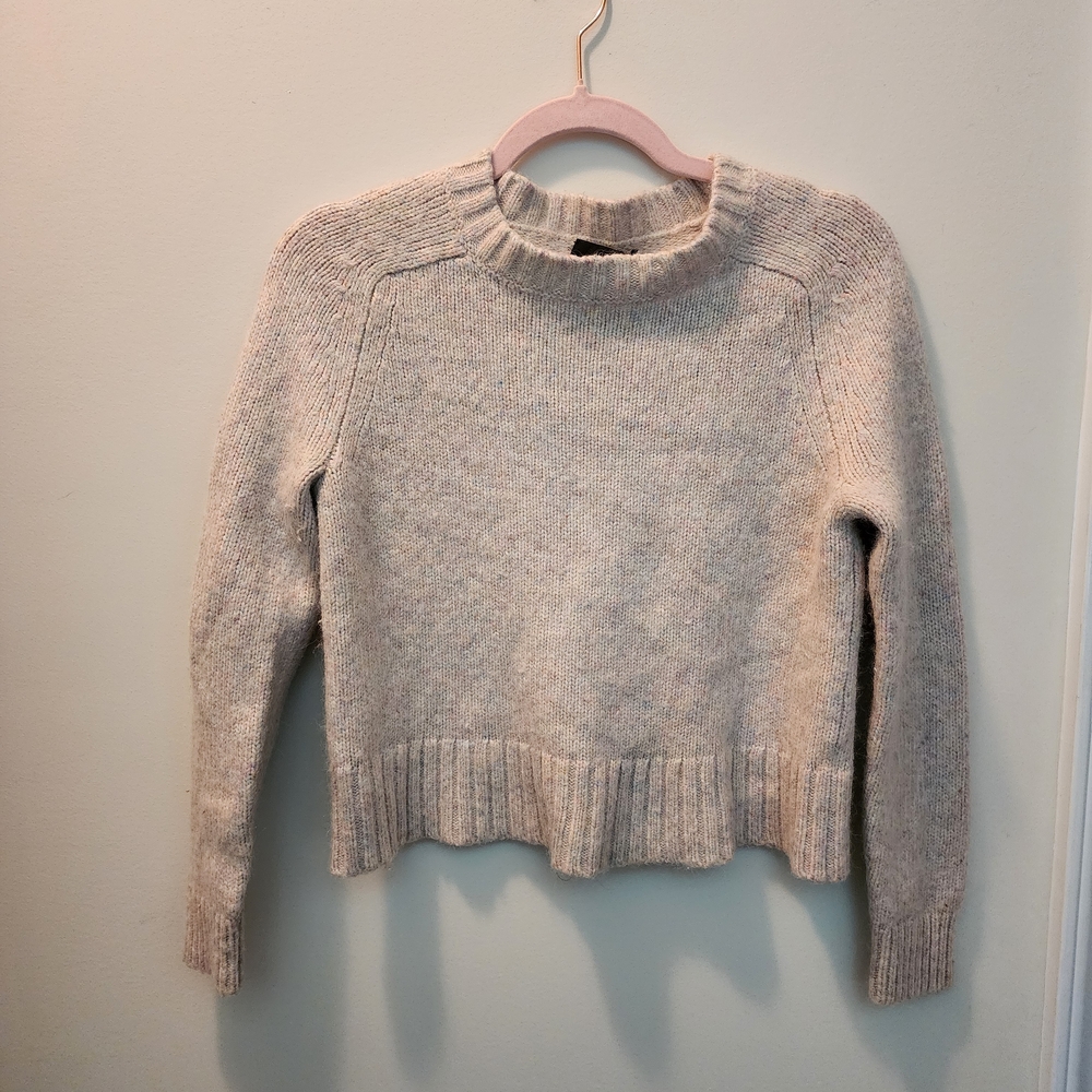 J. Crew Heather Gray Crew Neck Sweater